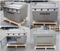 Gril électrique professionnel encastrable 380V 16KW en acier inoxydable, plaque de cuisson Teppanyaki à double zone de contrôle et hauteur réglable pour