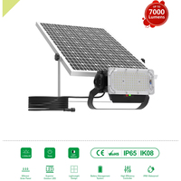 Projecteur solaire haute luminosité 1 remplace 5 - Lampe solaire extérieure 2000/3000/4000/5000/6000/7000lm avec garantie 3-5 ans