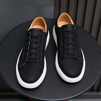 Vente directe d'usine de nouvelles chaussures décontractées pour hommes en cuir véritable, grandes tailles, légères, avec semelles robustes