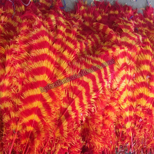 <span class=keywords><strong>Plume</strong></span> d'autruche jaune à rayures estampillées pour artisanat DIY, matériel de montage de mouches, décoration, <span class=keywords><strong>plume</strong></span> décorative pour la maison, fête, carnaval, aile en vrac - Product Image 4