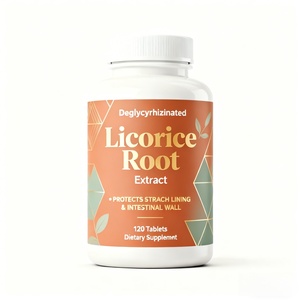 OEM ODM DGL Licorice Root Extract <b>Tablets</b> Digestive & Stomach Comfort Support Non-GMO Gluten-Free - Product Image 1
