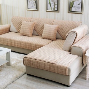 Wholesale Velvet Slipcover Set Waterproof Furniture Protector L Shaped <strong>Seat</strong> <strong>Covers</strong> <strong>for</strong> <strong>Sofas</strong> - Product Image 5