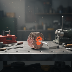 Roue à lamelles abrasive en corindon Ttake 25x10 mm, tige de 3 mm, grain 60 - Product Image 3