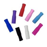Accessoires de bar en silicone de qualité alimentaire, protège-pailles, diamètre intérieur 7 mm, embouts de pailles écologiques
