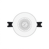 Capteur d'environnement intérieur KNX à montage au plafond avec contrôle par application, sans caméra ; Moniteur de qualité de l'air intérieur et détecteur de qualité de l'air