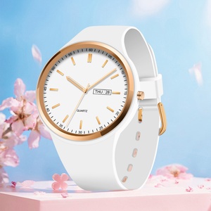 Montres pour femmes à la mode, nouvelle collection, bracelet en silicone, mouvement à quartz japonais, montres pour filles - Product Image 1
