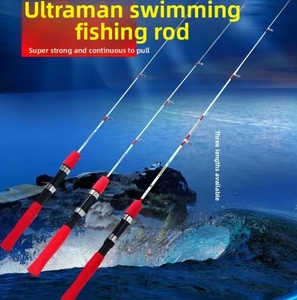 TOPIND Ultra-Short Transparent Winter Ice <strong>Fishing</strong> <strong>Rod</strong> Fast EVA <strong>Pen</strong> Line Technique Carp Species Plug-In Throwing <strong>Rod</strong> for Lake - Product Image 2