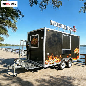Remorque carrée certifiée DOT CE VIN, équipement de cuisine complet pour hot-dogs, pizzas, hamburgers, idéale pour les entreprises de restauration rapide. - Product Image 3