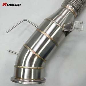 ท่อลงไอเสียสแตนเลส Gen3 B58 ขัดเงา หนา 1.5 มม. สำหรับ 240i 340i 440i 540i M340i G20 ปี 2017-2019 - Product Image 4