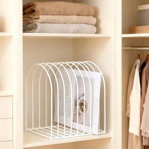 Wrought <b>Iron</b> Storage Rack <b>8</b> Tier Black Space Saving Desktop Organizer For Books Clothing Home Office Use - Product Image 3