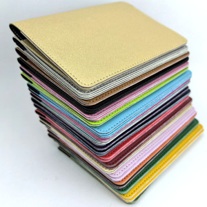เคสฝาปิดหนังไม่มีลวดลายกระเป๋าใส่หนังสือเดินทางของขวัญของชำร่วยตามต้องการ - Product Image 6