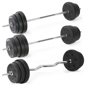 Adjustable 10 kg dumbbell weights gym fitness sand filled  sets power barbell