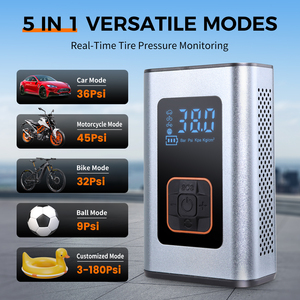 Compresor de Aire Eléctrico Portátil de 180 PSI con Manómetro para Neumáticos de Auto, Bicicleta, SUV e Inflador para Motocicleta - Product Image 4