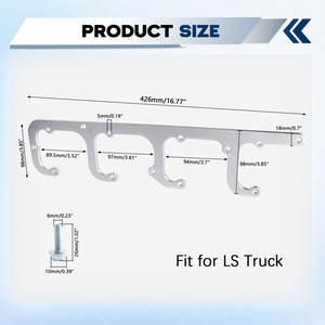 New AOSU Billet LS Square Coil Mount <b>Bracket</b> for Valve Cover D581/D514A/D510C | Fits 5.3L LS Swap & LS Series Engines OEP012-SL - Product Image 6