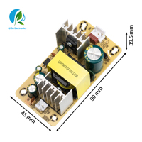75W 12V 5A Open Frame Switching Power Supply AC-DC Output Tunggal PSU Industri Pendingin Modular Efisiensi 87% Ripple 100mV