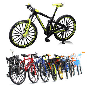 Mini vélo de montagne en alliage pour enfants, modèle de course de simulation 1 à 10, vélo de route pour enfants, objet de collection - Product Image 2