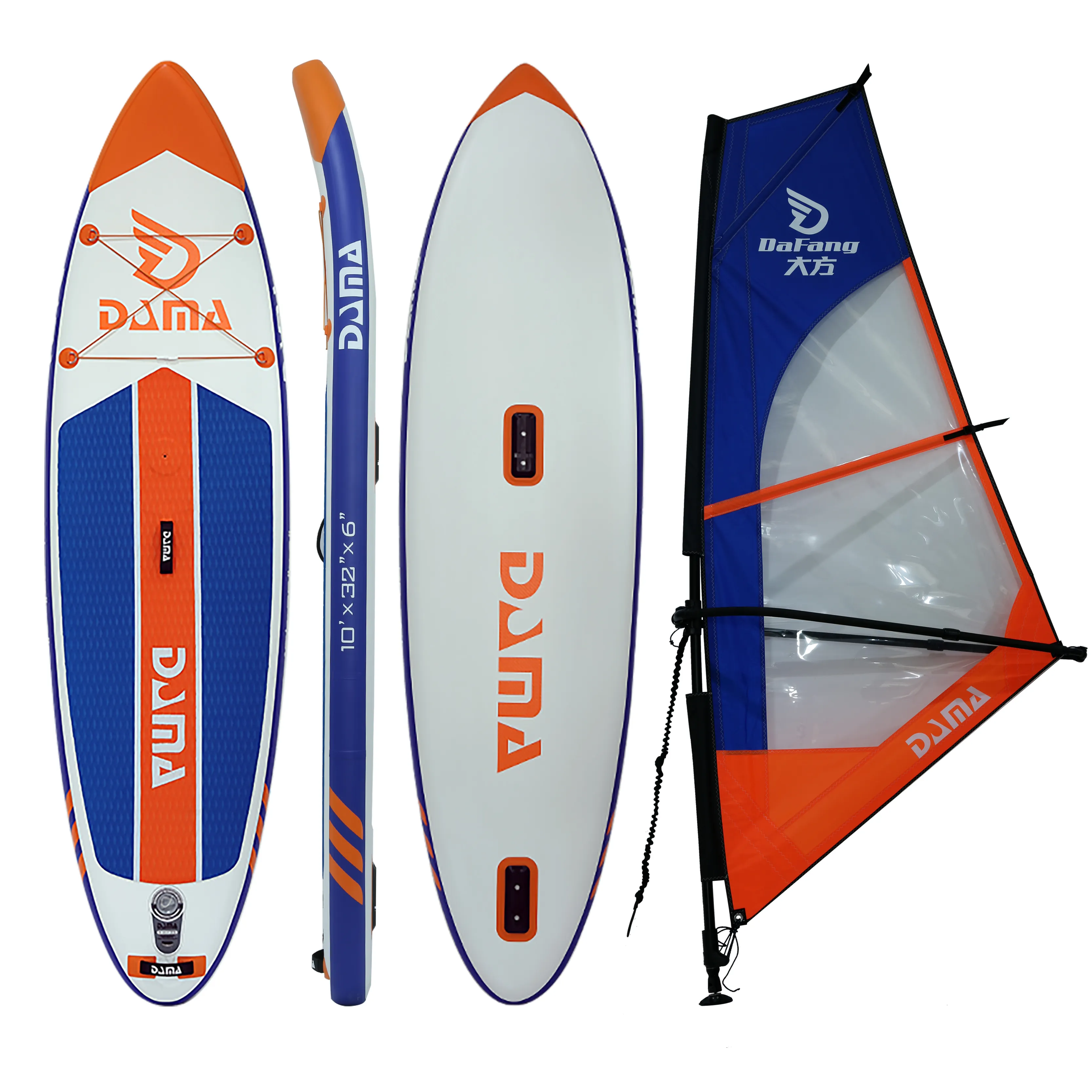 DAMA OEM sup sail board inflatable wind sup windsurfing inflatable windsurf board