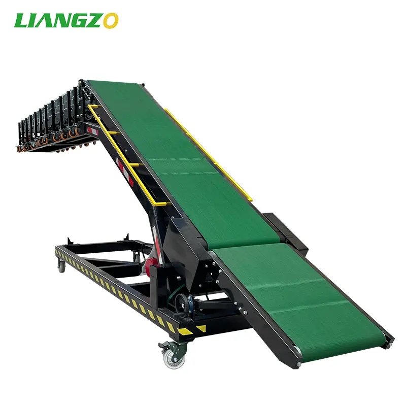 Liangzuo 2 Ply PVC Low Stretch Anti-static Incline Slider Bed Belt Conveyor