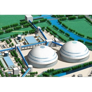 Hangar industriel pour charbon avec structure <span class=keywords><strong>métallique</strong></span> et couverture en acier, hangar de stockage de charbon imperméable - Product Image 1