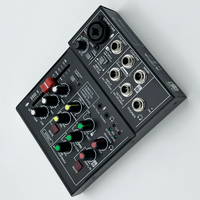 Fabricant 4 canaux Dj Player Mixer USB carte son Interface Mixer