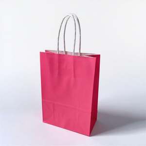 Sacs d'emballage en papier kraft pour aliments, cadeaux, vente au détail, robustes, conception OEM/ODM, KM 13*8*21cm - Product Image 1