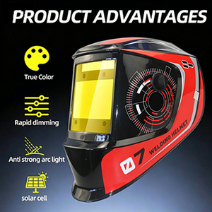 Casque de soudage True Color à obscurcissement automatique avec plage de gradation réglable 4/9-13 pour TIG MIG ARC - Product Image 3