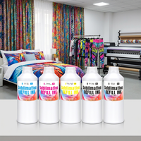 Tinta Sublimasi Berkualitas Tinggi 1000ml untuk Printer Sublimasi Epson DX5 DX7 DX6 Stok Grosir Pabrik Tinta Epson