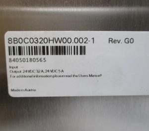ใหม่ B&R 8B0C0320HW00.002-1 รุ่นปรับปรุง F0 ACOPOS Multi C0320 ชุดจ่ายไฟเสริม - Product Image 3