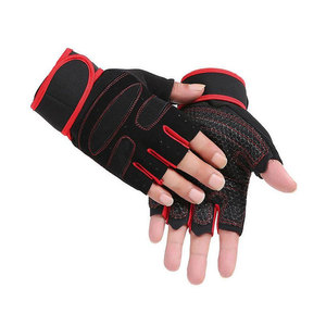 New Arrival Wholesale Gym <b>Training</b> <b>Weight</b> Lifting Fitness <b>Gloves</b> Men High Quality Breathable Lightweight Polyester Half Finger - Product Image 5