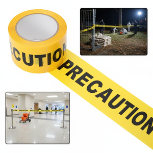 เท<span class=keywords><strong>ป</strong></span>เตือนอันตรายสำหรับงานก่อสร้าง ฉากเกิดเหตุ สีเหลือง PE แบบพกพา ห้ามเข้า ห้ามออก เท<span class=keywords><strong>ป</strong></span>เตือนความปลอดภัย เท<span class=keywords><strong>ป</strong></span><span class=keywords><strong>ป</strong></span>ิดกั้น เท<span class=keywords><strong>ป</strong></span>เตือนระวัง ขนาด 70 มม. - Product Image 2