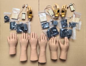 Poignée d'électromyographie dorée Instrument enfichable Style squelette Cosmétiques Type orthopédique implanté à la main - Product Image 3