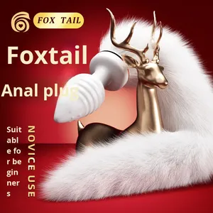 deer anal plug deer ear and tail butt plug fawn tail buttplug deer tail plug and ear –  Aliriga main image 1