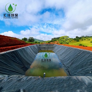 Usine directe en gros PE-HD bâche personnalisation étanche toit vert géomembrane pour réservoir d'eau - Product Image 1