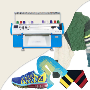 WELLKNIT WF-52CJT 52 Inch Three System Computerized Flat Knitting <strong>Machine</strong> for Single <strong>Crochet</strong> Belt Patterns Manufacturing Plants - Product Image 5