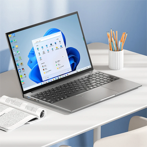 Nouvel ordinateur portable fin avec clavier rétroéclairé, Celeron N5095, 15,6 pouces, 16 Go de RAM, 512 Go de SSD, ordinateur portable portable, PC OEM fin - Product Image 1