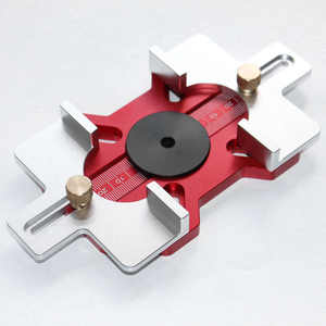 Шаблон для фрезерования пазов и круглых отверстий в дверях, алюминиевый, OEM, для самостоятельной установки, промышленный, для создания радиусных пазов и канавок - Product Image 6