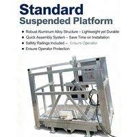 Novo ZLP630 ZLP800 Motor Elétrico Aço Suspenso Plataformas Fábrica Venda Direta para Construção Exterior Levantadores Fácil