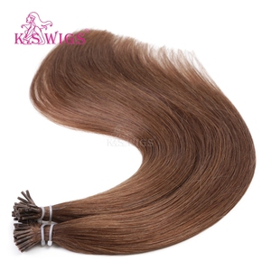 Cabello Remy Chino 100% al por Mayor, I-TIP, Cutícula Alineada, Virgen, Doble Trama, Suave, Sin Caída, Color con Mechas, Liso Natural - Product Image 1