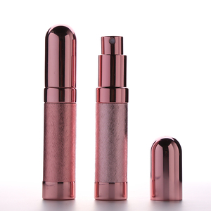 Heypack Brand Wholesale High Quality Refillable Travel Size <b>5ml</b> <b>Perfume</b> Glass Mist Spray <b>Bottle</b> With Leather Surface - Product Image 2