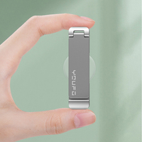 OEM ODM Alliage de zinc flexible 180 °   Support pliable en métal portable personnalisé pour téléphone avec poignée de maintien pour bureau et bureau à domicile