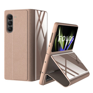 Esto es adecuado para la funda de teléfono plegable Z Fold5 con una carcasa de cristal de color contrastante. PLIEGUE <span class=keywords><strong>5</strong></span> - Product Image 6