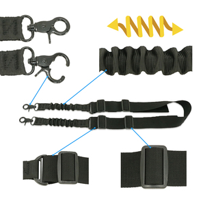 Eslinga de pistola táctica, eslinga de pistola elástica de dos puntos, eslinga tradicional ajustable, correa para el hombro - Product Image 2