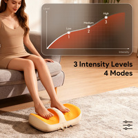 Masseur de mollets à quatre têtes, appareil de massage des pieds entièrement automatique à pétrissage, outil de beauté amincissant pour les jambes, apaisant pour les pieds