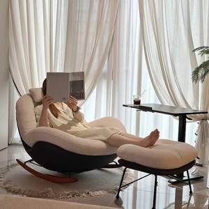 Sillón Reclinable Tipo Balancín para Adultos, Moderno y Sencillo, <span class=keywords><strong>de</strong></span> Tela, para Sala <span class=keywords><strong>de</strong></span> Estar, Hogar, Ocio, Sofá, Balcón, Silla Relax - Product Image 6