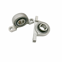 Roulement à palier à bride à 2 boulons en alliage de zinc KP002 KP003 KP004, précision P6, faible bruit |   15mm 17mm 20mm pour la robotique