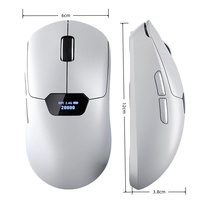 Souris de jeu sans fil à trois modes Hyper Speed avec logo personnalisé, 64g, 20000 DPI, rechargeable par Type-C, pour ordinateur portable, bureau et jeux