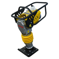 VIBROTECH Compacte et Portable, Pilon Vibratoire de Construction Industrielle, Pilon de Compactage de Sol avec Moteur 5.5-6.5HP, Nouveau Modèle 1