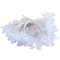 10M 80LED Weihnachtsglocken-Tannenzapfen-Stern-Lichterkette USB-betrieben Warmweiß Schlafzimmer Baum Hochzeit Party Dekoration