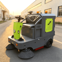Nouvelle balayeuse de voirie électrique à batterie, largeur de nettoyage 1400 mm, haute vitesse, 48 V, pour le nettoyage industriel des rues