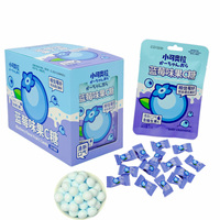 Groothandel Kolajoy Blauwe Bes Zoete Fruitige Suikervrije Bolvormige Tablet Snoepjes Ademverfrissers in Zakverpakking